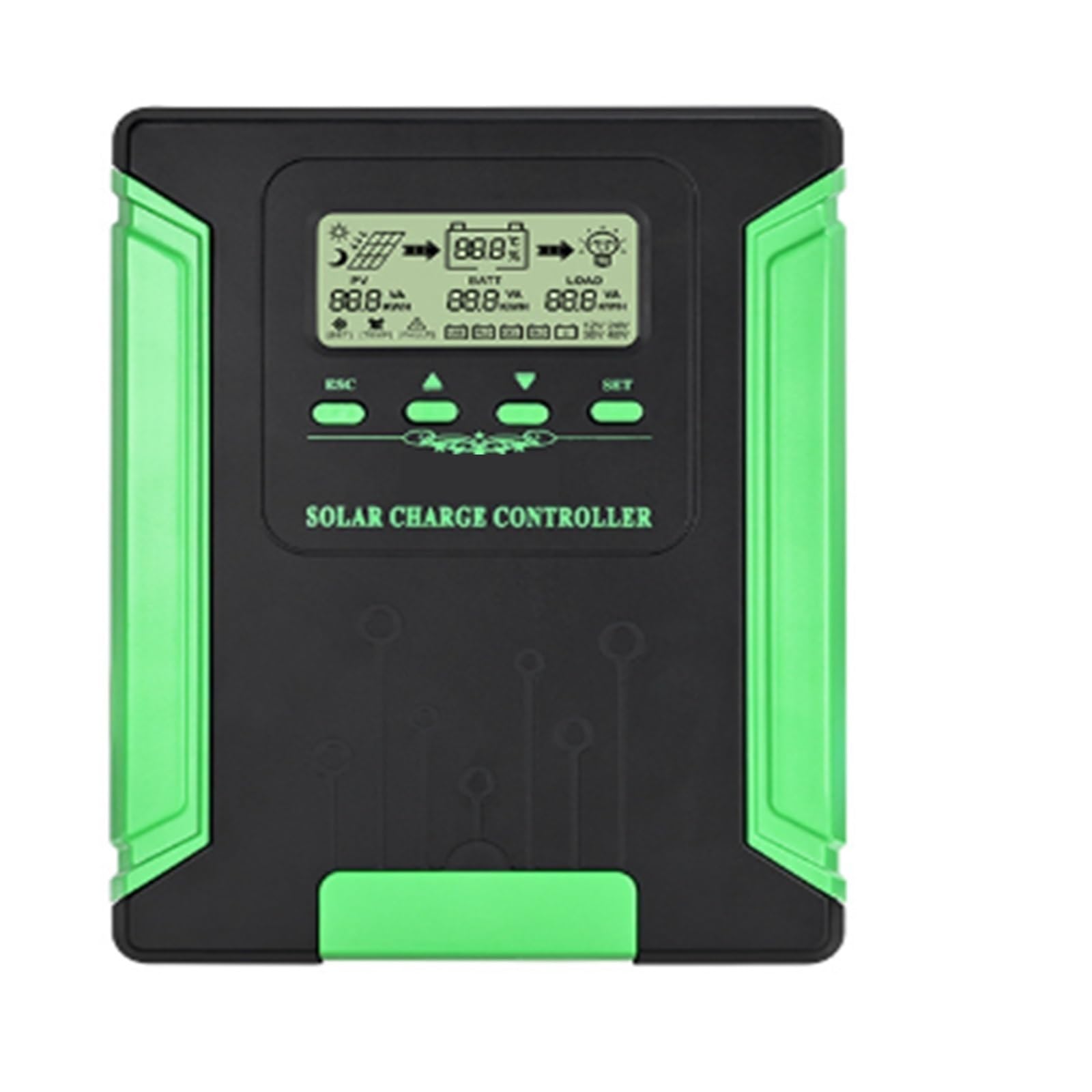 Mjfvn One Color Solar Panel Battery Regulator 40/50/60A Wifi Mppt Solar Charge Controller(60A-Built-In Wifi)