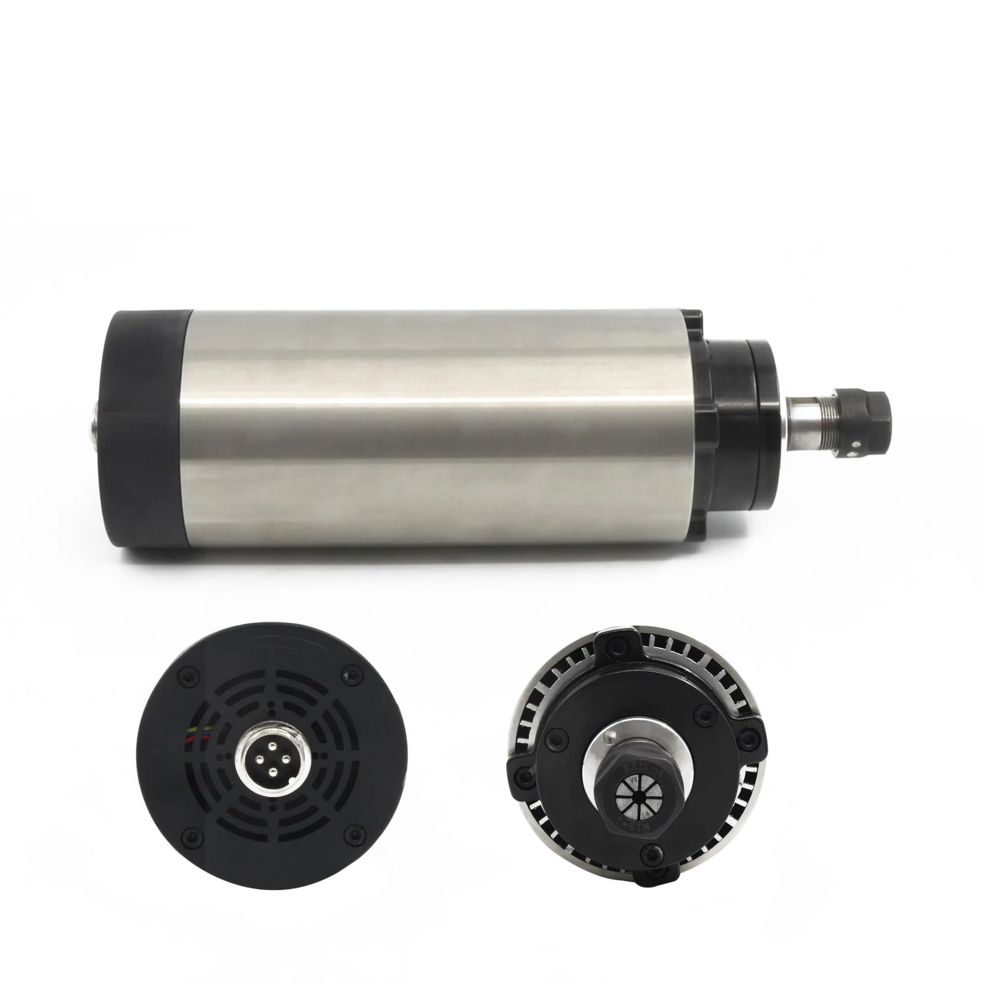 Motor de husillo de refrigeración refrigerado por aire ER11 de 1,5 kW, enrutador de carpintería, fresado de grabado con Kit inversor(With Mini vfd,220V)