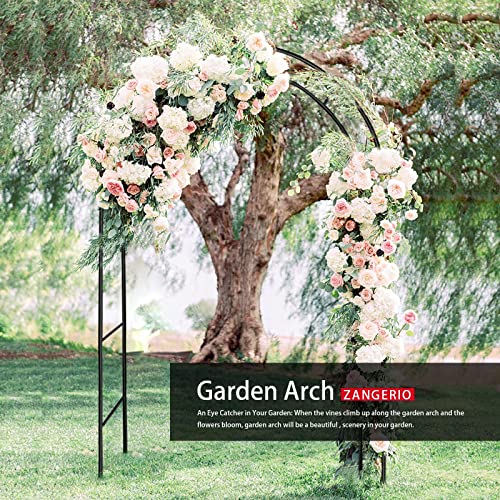 Wedding Arches for Ceremony Wedding Arch 6.6ft Circle Backdrop Stand Round Backdrop Stand Balloon Arch Stand Circle Balloon Arch Frame Round Balloon Arch Frame for Party Decoration (Garden Arch) - Image 6