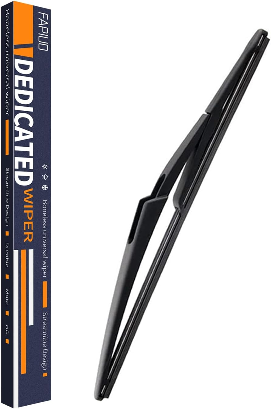 12L Rear Windshield Wiper Blade All-season Durable Original Equipment Replacement 12"/305mm(Pack of 1) 12-L(for Rear windshield)12"