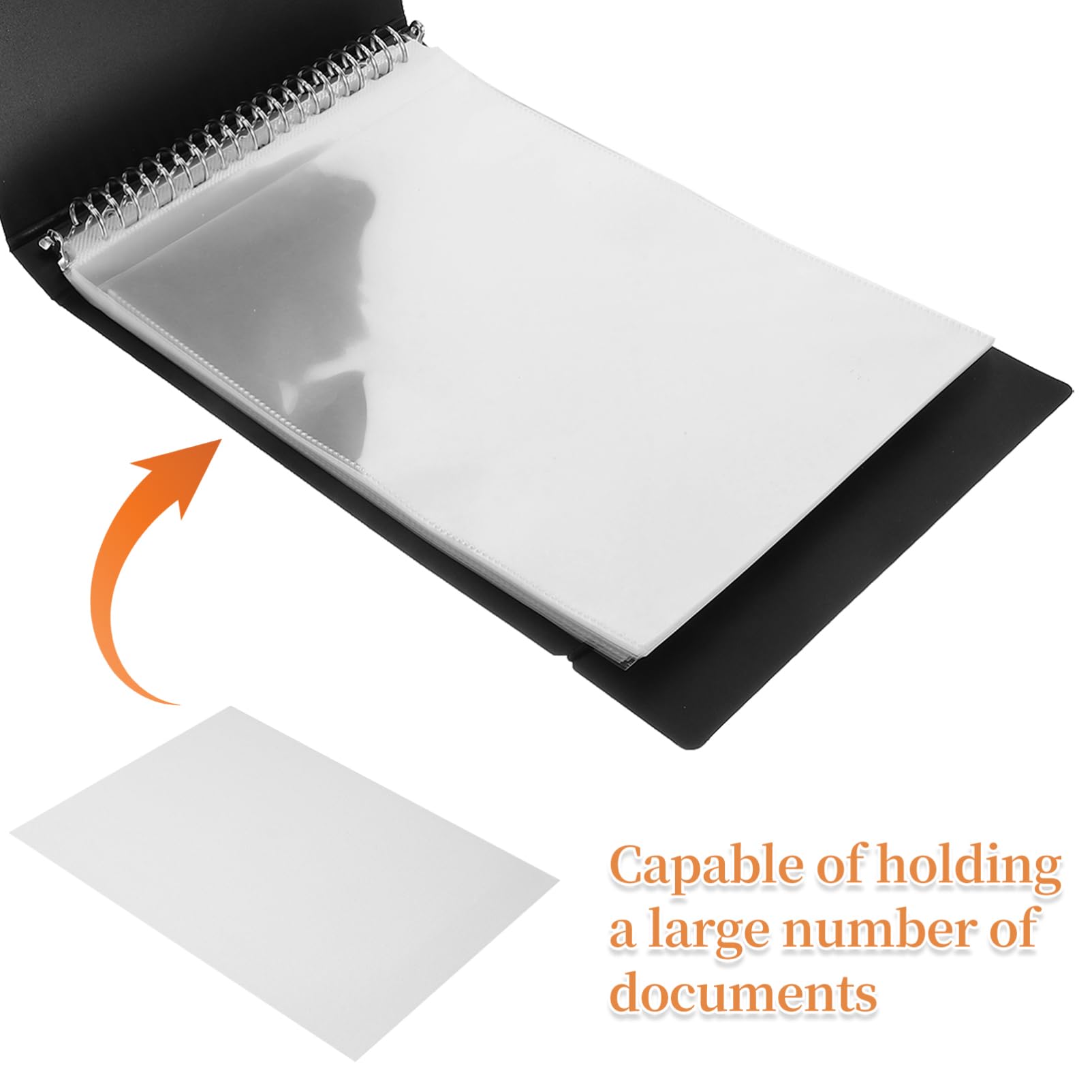 Gadpiparty Raccoglitore Per Degli Assegni Organizzatore Di Documenti Finanziari Album Per Fatture Con Tasche Per Ricevute e File Soluzione One Per Ufficio