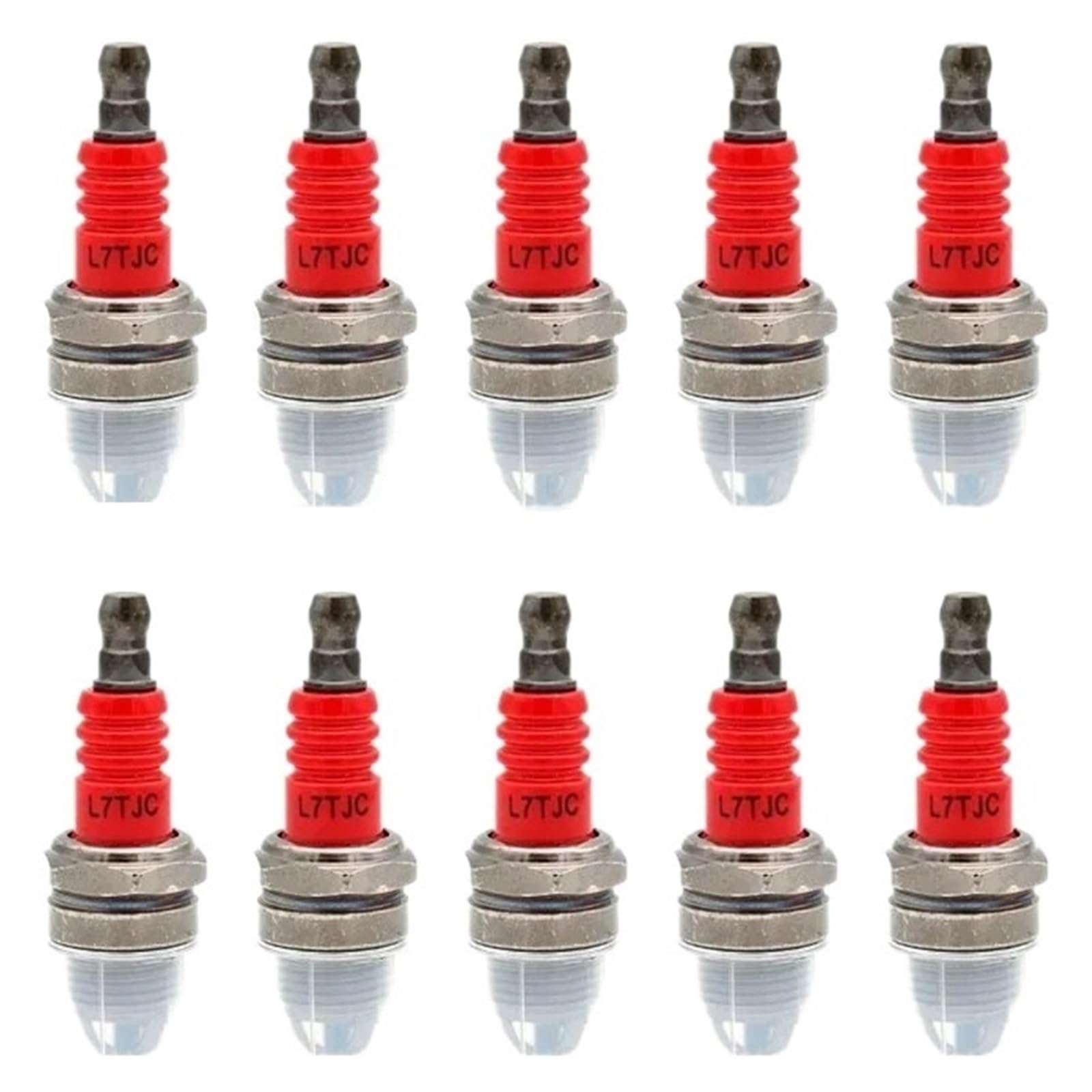 Bujía L7TJC De 10 Piezas For Motosierra Gasolina Y Desbrozadora