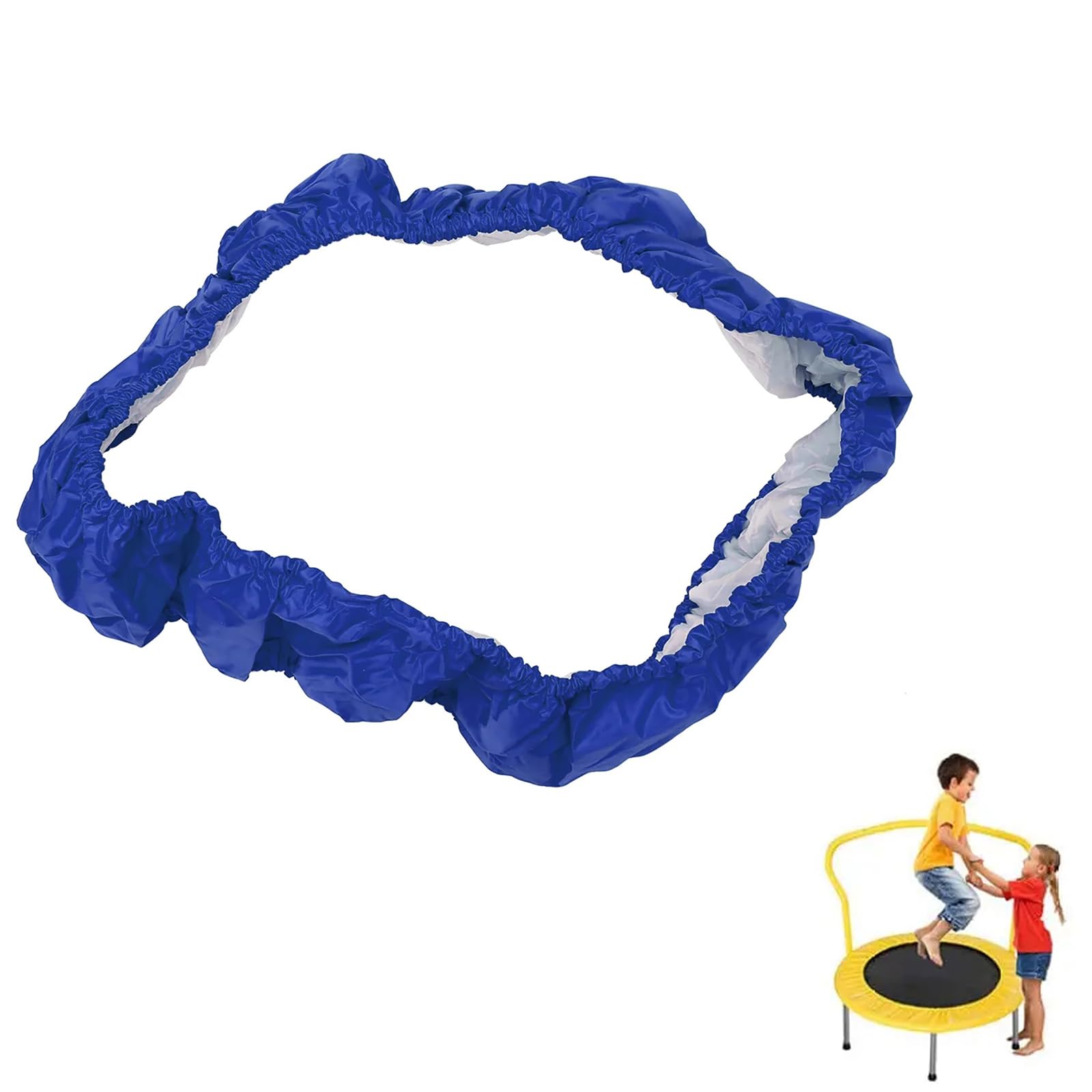 Coussin de sécurité pour trampoline bleu 60in avec protection des ressorts à 10 trous