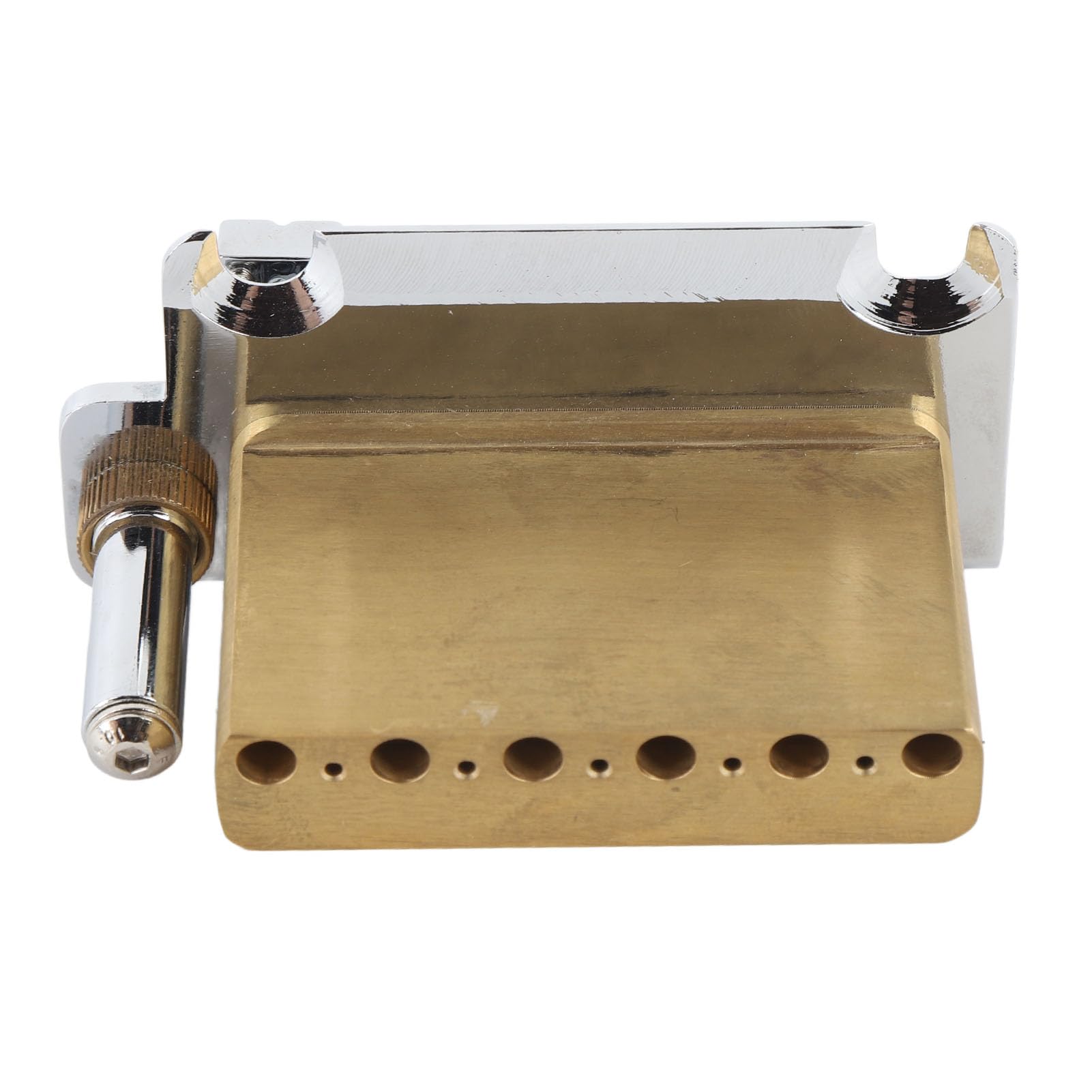 Puente de Trémolo de Guitarra, Puente Guitarra Eléctrico, Espaciado Cuerda 54 Mm, Unidad Tremolo Aleación Zinc Vibrato para Vibrato 6 Cuerdas Tailpiece