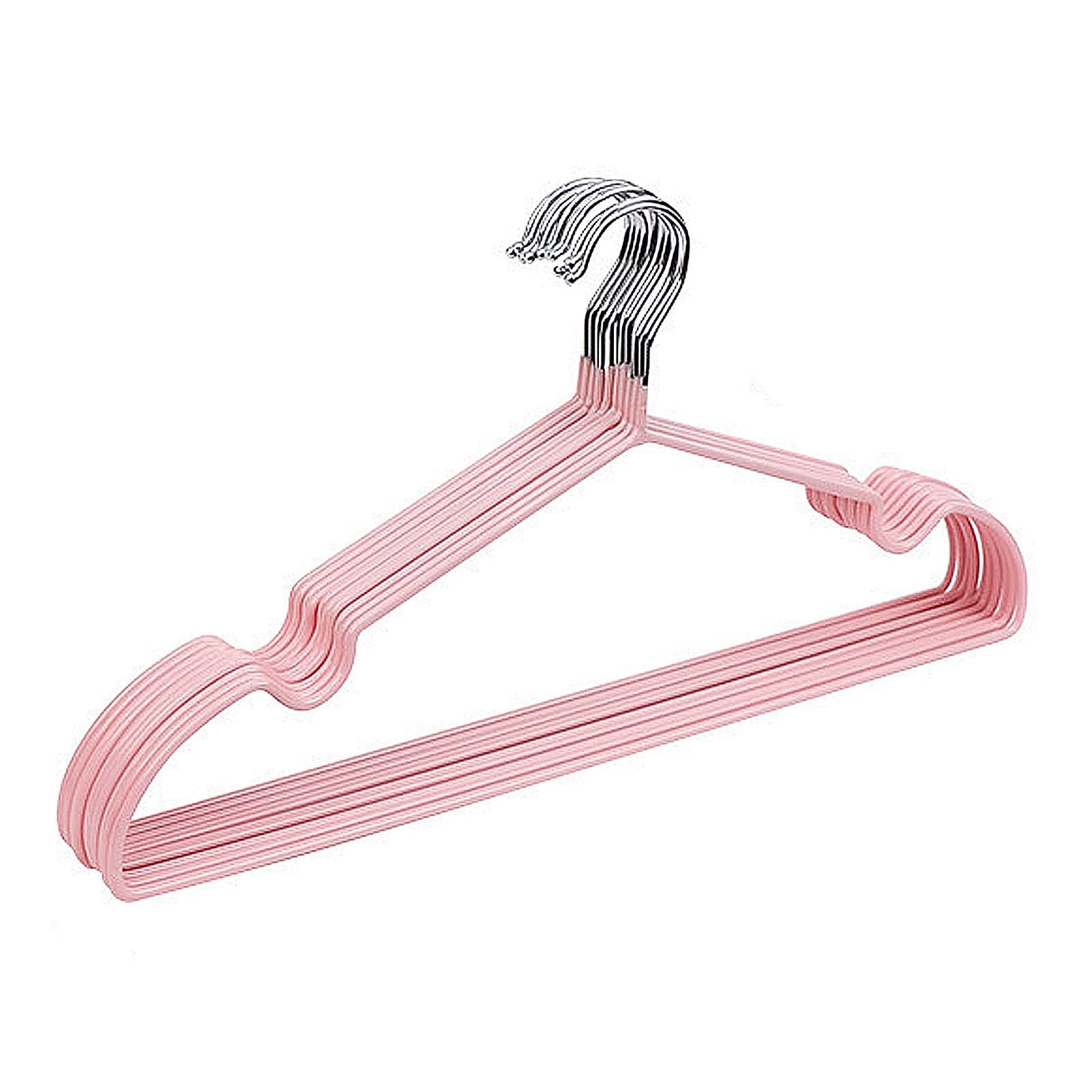 Lot de 20 cintres adultes ultra-fins avec encoches et barre pantalon antidérapante