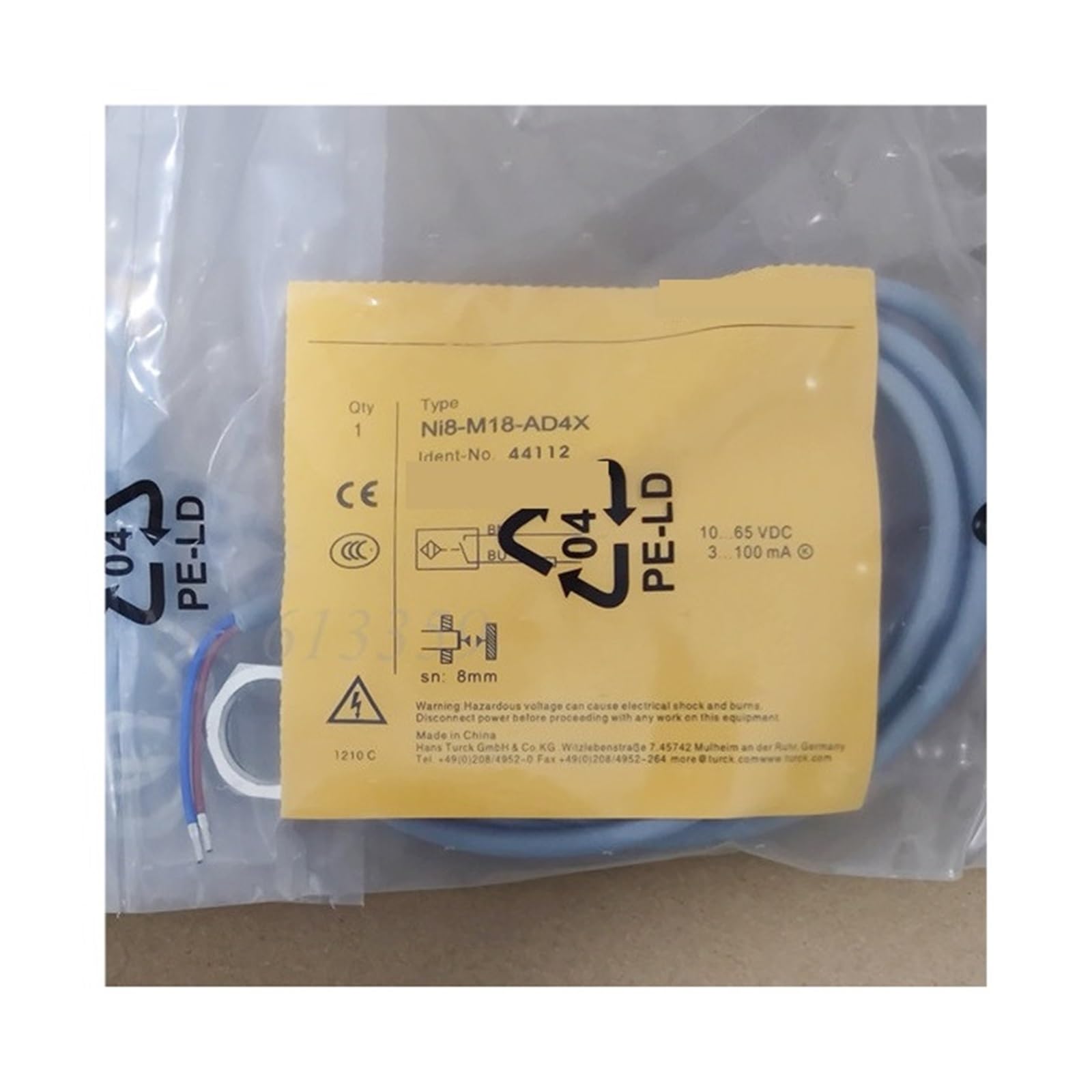 Zoz03y0 Ni8-M18-Ad4x Proximity Switch Sensor