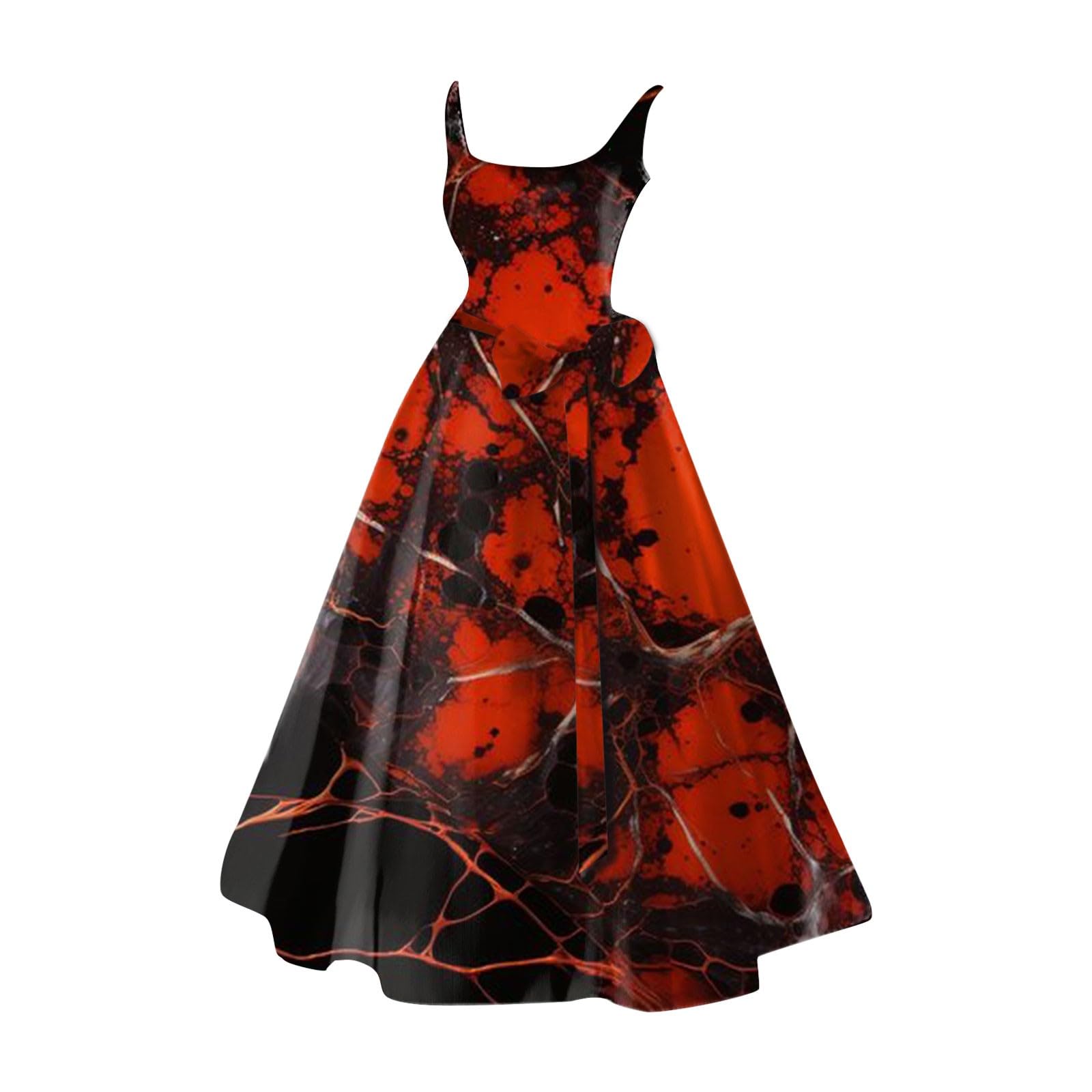 Zombie Bride Costume Women Halloween Dresses for Women Bloody Dresses Gothic Horror Bride Dress, Scary Halloweens Fancy Dress, Spooky Halloween Costume for Ladies, Halloweens Costumes Watermelon Red — image 1