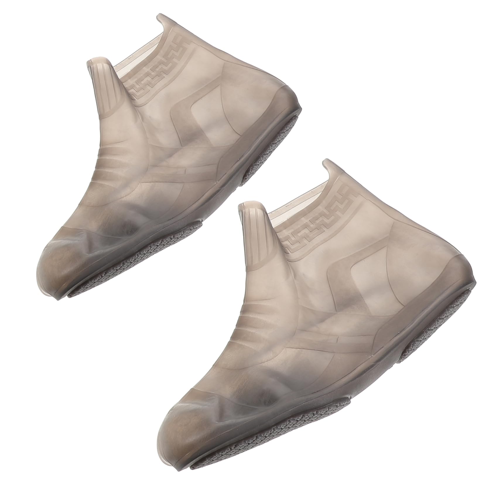 GAROZATION 1pair Rainproof Silicone Shoe Covers Reusable Protectors for Shoes and Boots Slip-resistant Easy to Clean Durable Rain Covers for Outdoor Use Fit