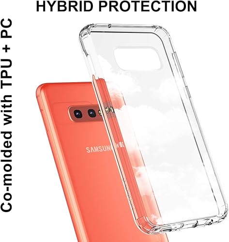 Miniatura 6 de MOSNOVO Funda diseñada para Galaxy S10e, protección contra caídas de grado militar de 6.6 pies Funda transparente a prueba de golpes para Samsung