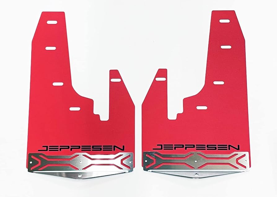 DELICA D:5 マッドフラップ JASPER レッド 三菱自動車(純正) Jasper専用マッドフラップ のパーツレビュー