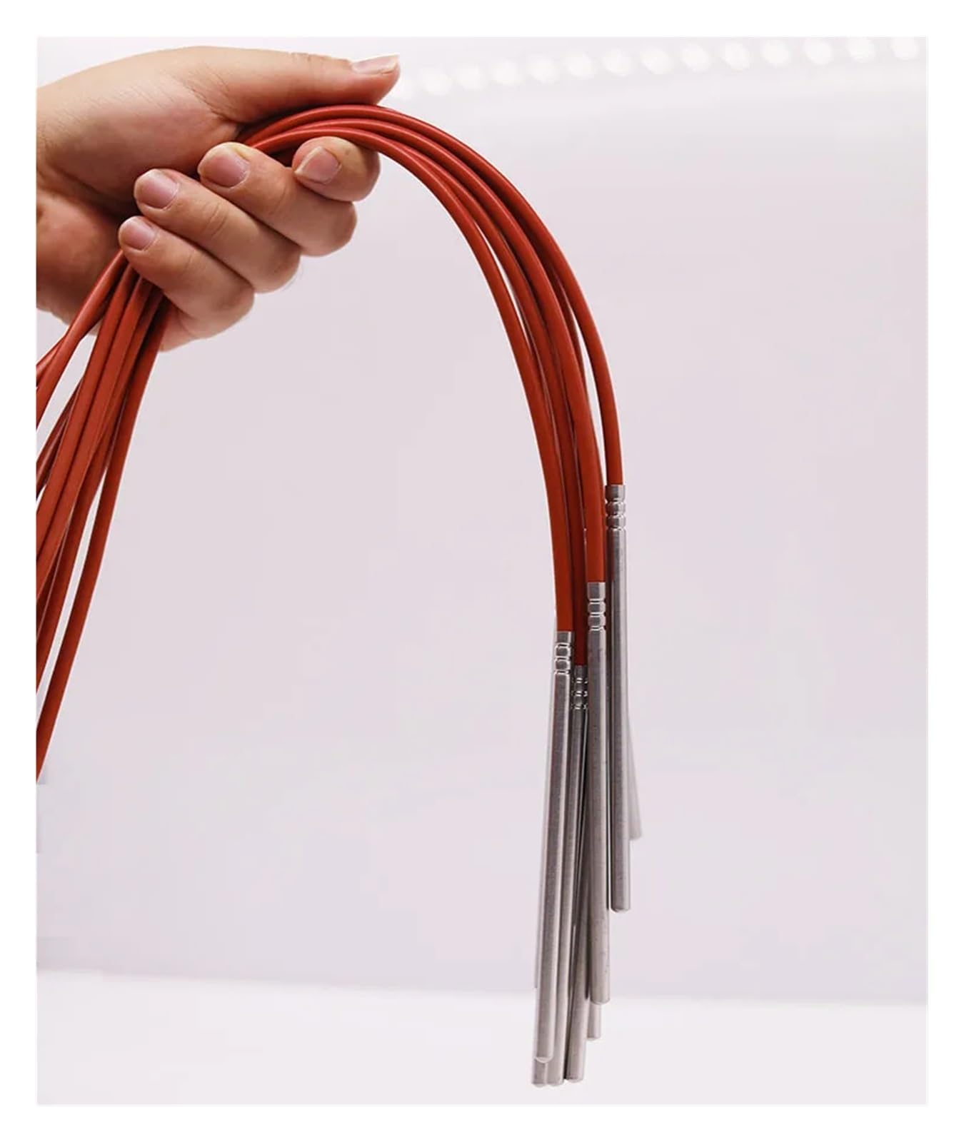 5 uds Clase A 6*140mm 3 cables tipo PT100 sonda de temperatura impermeable sensor termopar alta con cable silicona(With 1m cable)