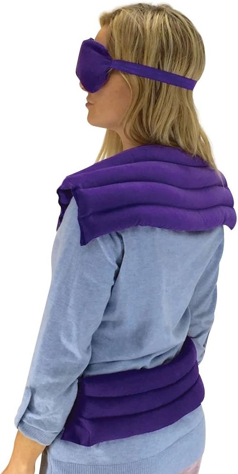 Set of 4 Microwavable Heating Pads for Back Pain, Cramps, Neck & Shoulders Aches | Reusable Heating Pads with Natural Aroma for Stress & Tenssion Relief