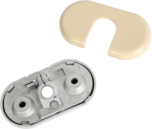 Miniatura 6 de ECOTRIC Kit de reparación de soporte y cubierta de soporte de visera delantera izquierda para lado del conductor compatible con Ford Explorer