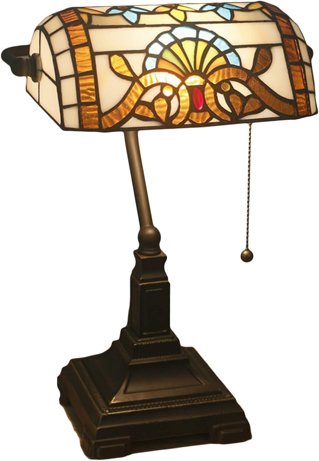 Table Lamps Bedroom Bedside Desk Lights European Traditional Glass