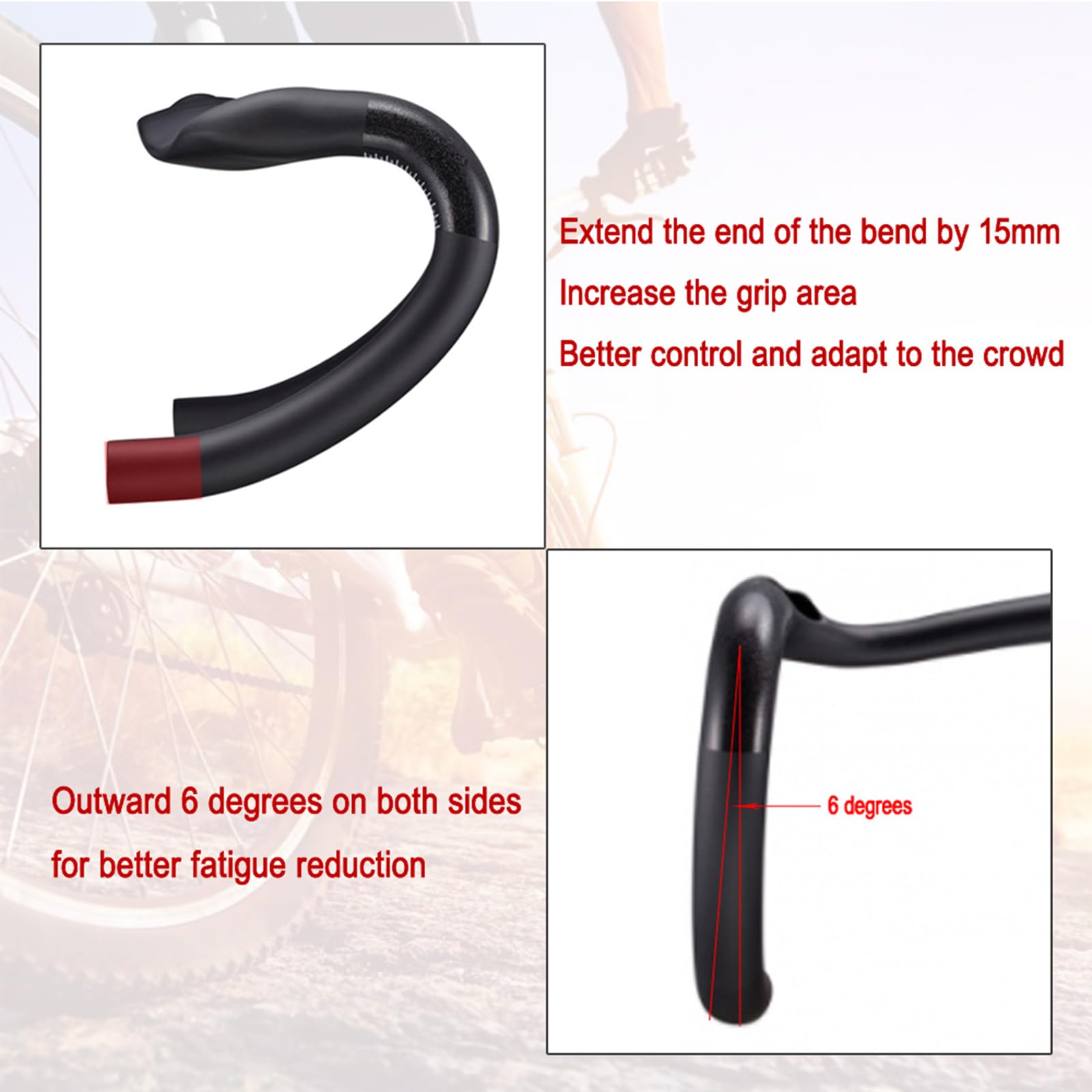 Amazon.co.jp: ロードバイクハンドル RXL SL カーボンハンドルバー