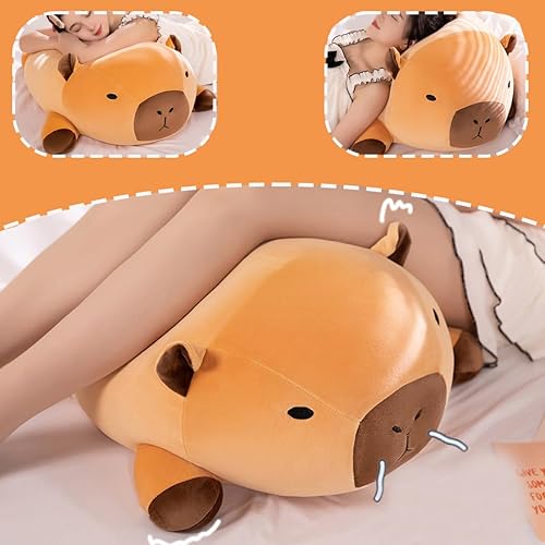 Vista 83 de ELAINREN Peluche de gatito negro ultrasuave, almohada grande para abrazar, cojín de peluche para abrazar, regalo de decoración de regalo, 31.5