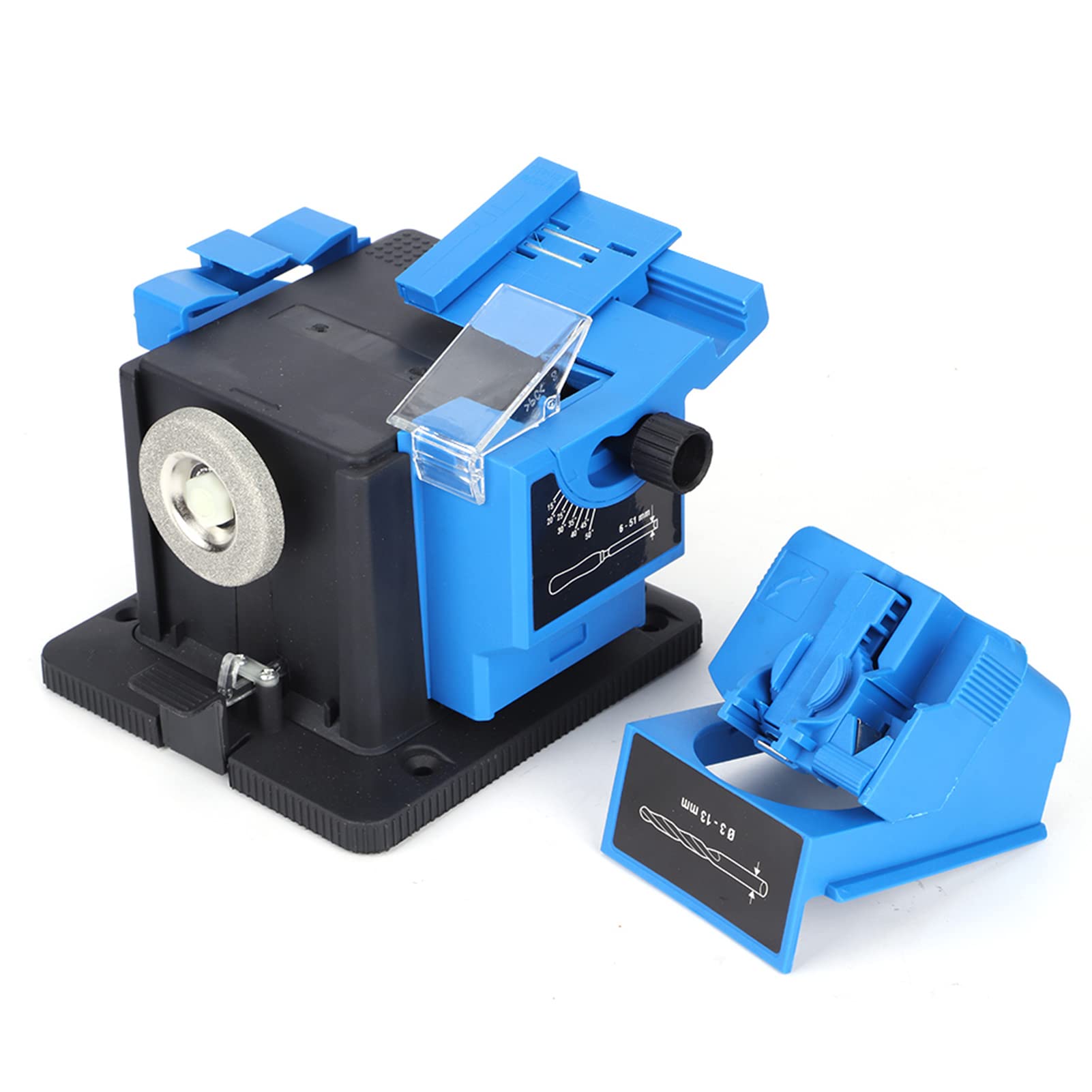 Afilador De Cuchillos Multifuncional Para Brocas Tijeras Y Herramientas De Corte Afilador Ajustable Con Rueda De Alta Dureza Ideal Para Uso Doméstico Y Profesional