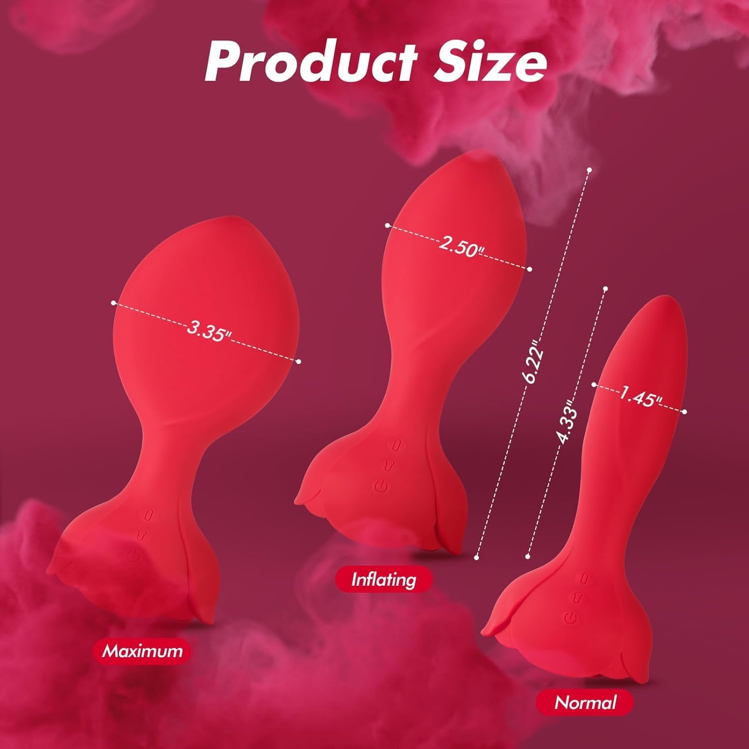 plug n' play vibrating butt plug 6.5 inch - arouz'd Plug N' Play Vibrating Butt Plug 6.5 Inch - Arouz'd main image 1