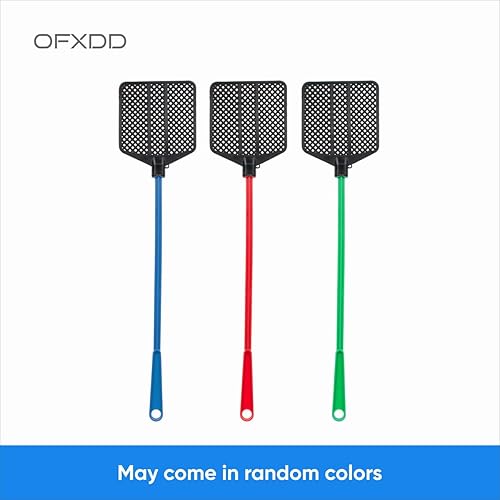 Miniatura 2 de Matamoscas de goma, paquete de matamoscas largo, control de plagas, matamoscas resistente, varios colores hermosos (paquete de 3)