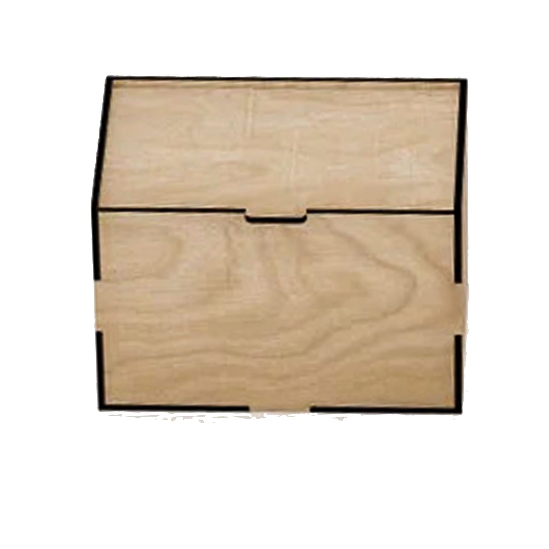 Buy EFINITO Laser Cut Box with Flip Up Lid Storage Box Bundle Multiple