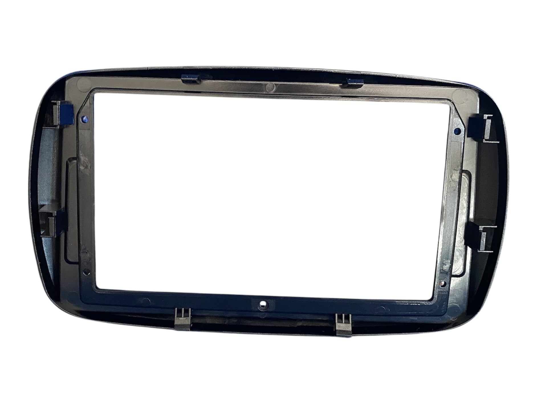 Mascherina telaio autoradio Adattatore stereo 2 doppio Din 9" compatibile per smart for two four 453 dal 2014 nero lucido MS265/ST