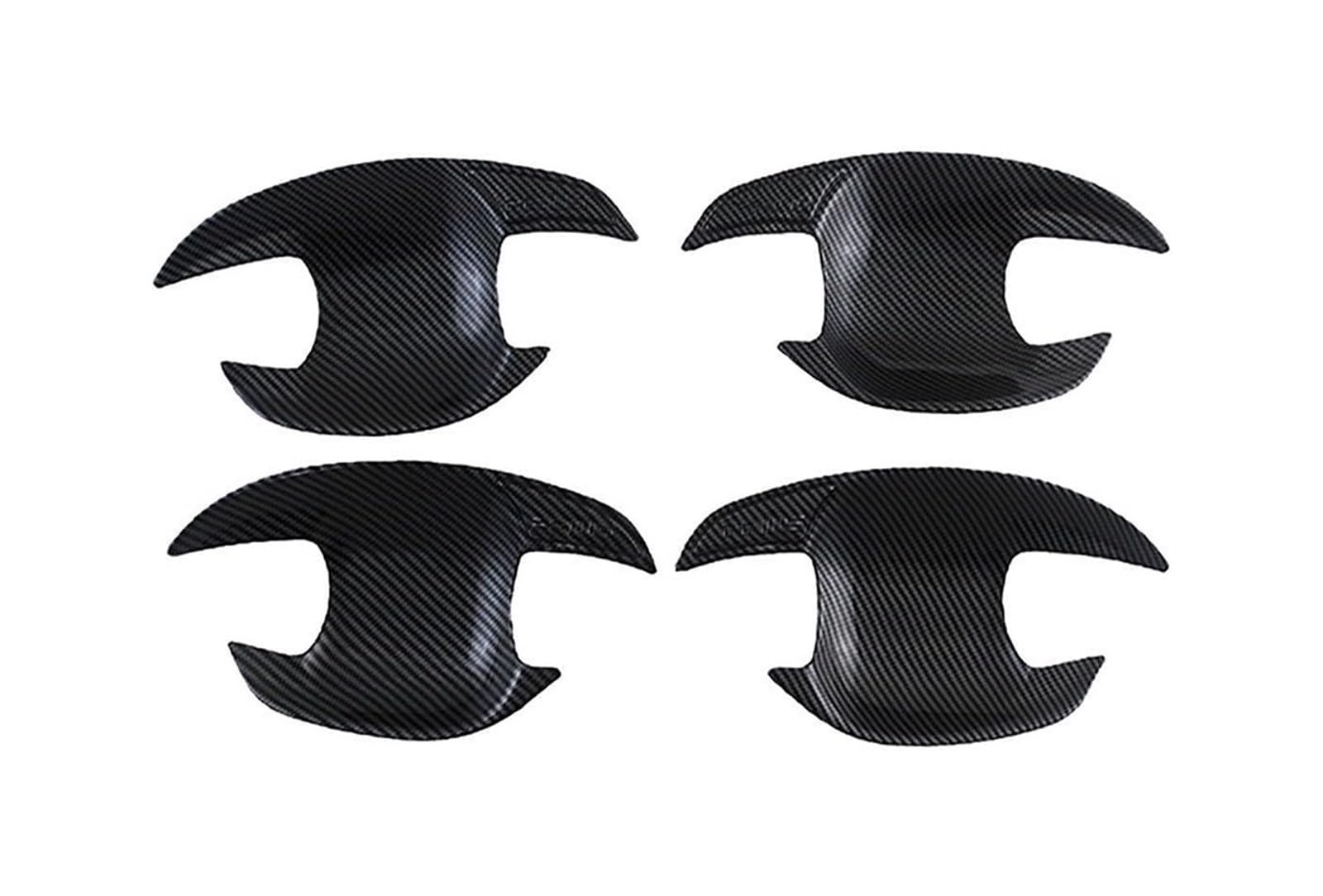 Ysbvblrmrv Small Door Bowl Carbon Fiber Car Outside Door Handle Cap For Prius For 30 Series 2009-2015 Single Hole 1-Smart Door Handle Bowl Anti-Scratch Modification Car Guard Protector(Small Door Bowl Carbon Fiber)