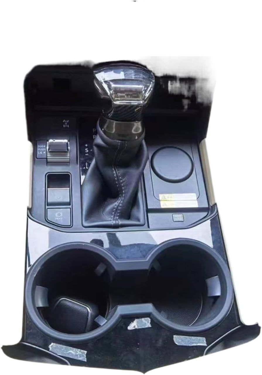 LC300 Car Interior Center Cup Holder Seat Crevice Storage Box Organizer Compatible with Toyota Land Cruiser 300 2022 2023 Accessories Car Organizer Car Storage((Black Left and Right))