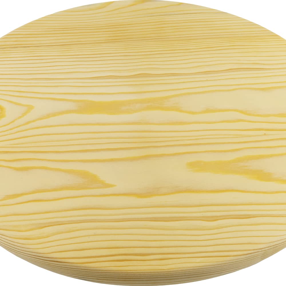 Panetta Casalinghi Pine-Wood Oliato Turning centrotavola, Beige, 38 cm