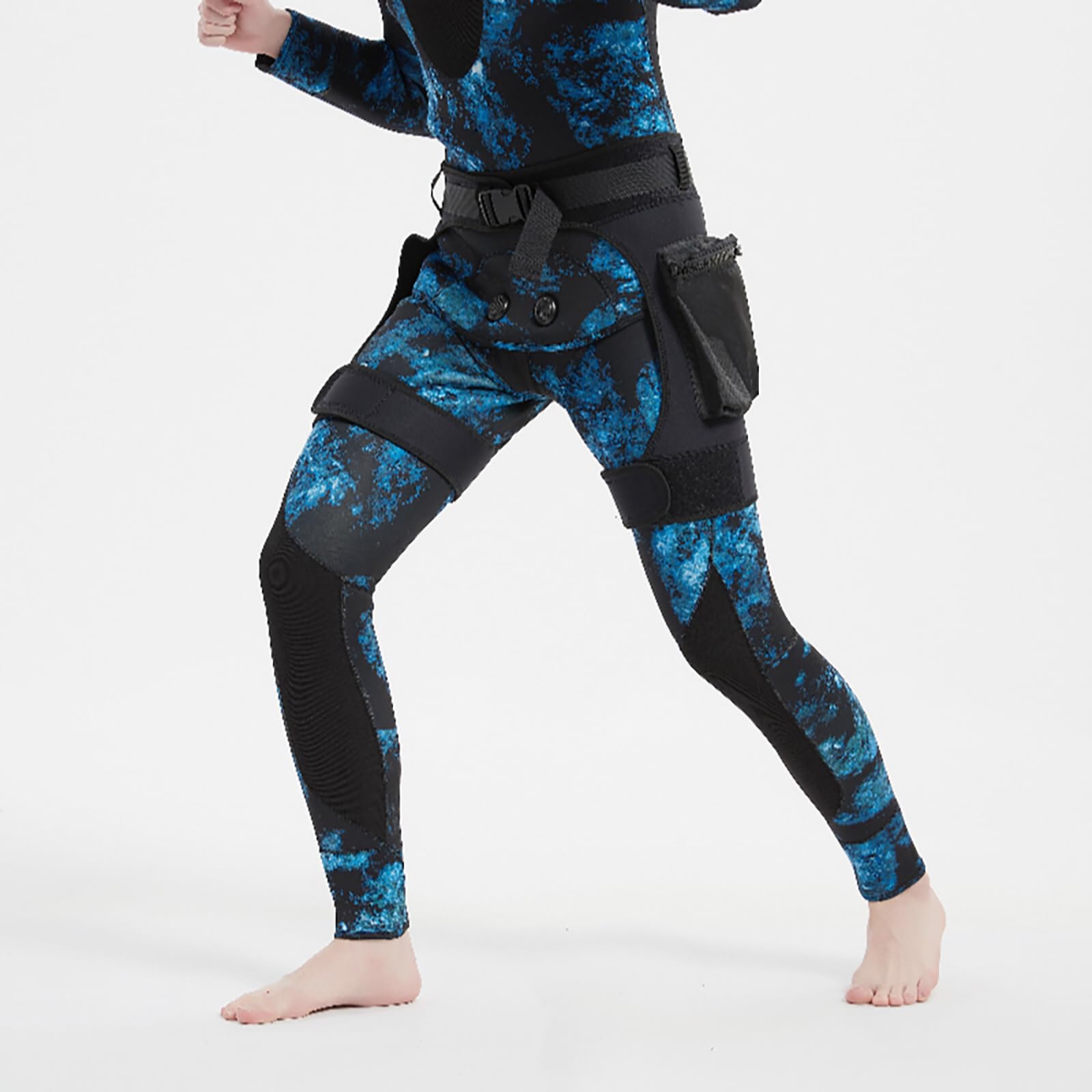 Muta da uomo e da donna in neoprene, pantaloncini da immersione tecnici, pantaloncini da immersione, pantaloncini elasticizzati con tasche ad anello D Short rilascio rapido fibbia cintura