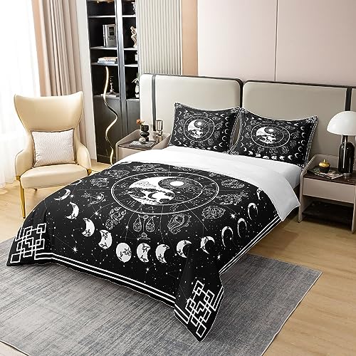 Housse de couette 100% coton douze constellations lit très grand