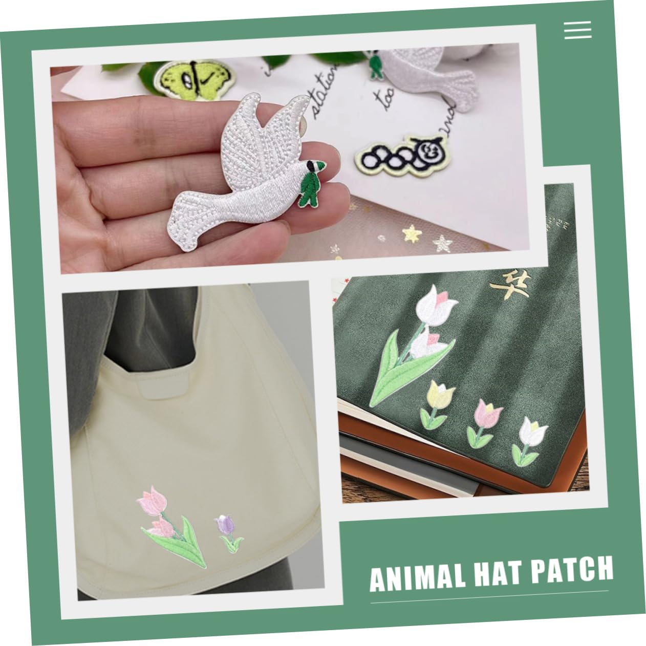 VILLCASE 60stücke Teiliges Selbstklebende Tier-patches Cartoon Vögel Stickerei Für Kleidung Jeans Taschen Und Diy-dekoration Zum Reparieren Von Kleinen Löchern