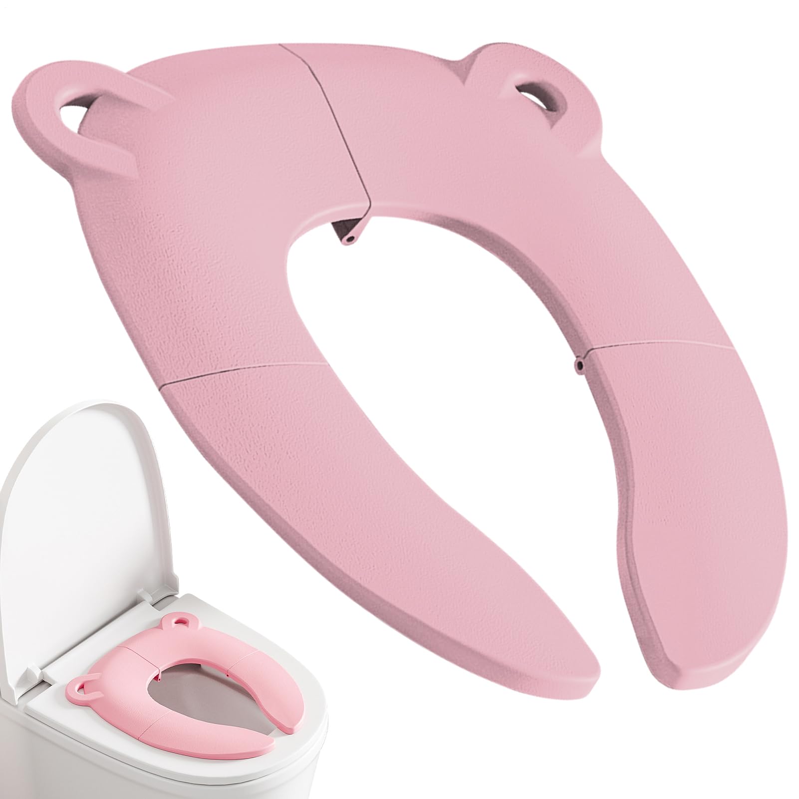 Portable Pot – Camping Potty Travel Bath Accessory | Foldable Toilet Seat for Home | Child Friendly Public Toilet Cover for Child Care, Camping Trips, Beach Visits, Parks & Restaurants