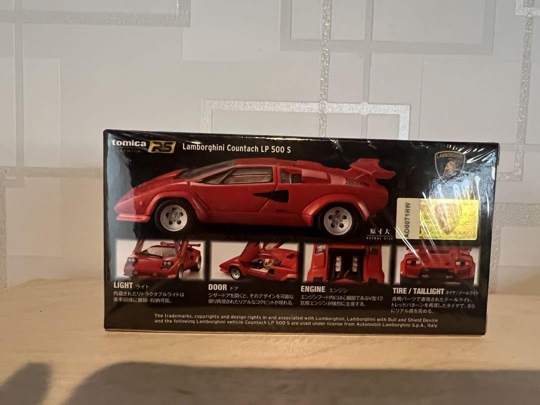 【トミカプレミアムRS】 ランボルギーニ カウンタック LP 500 S（赤） Amazon.co.jp: トミカプレミアムRS ランボルギーニ カウンタック