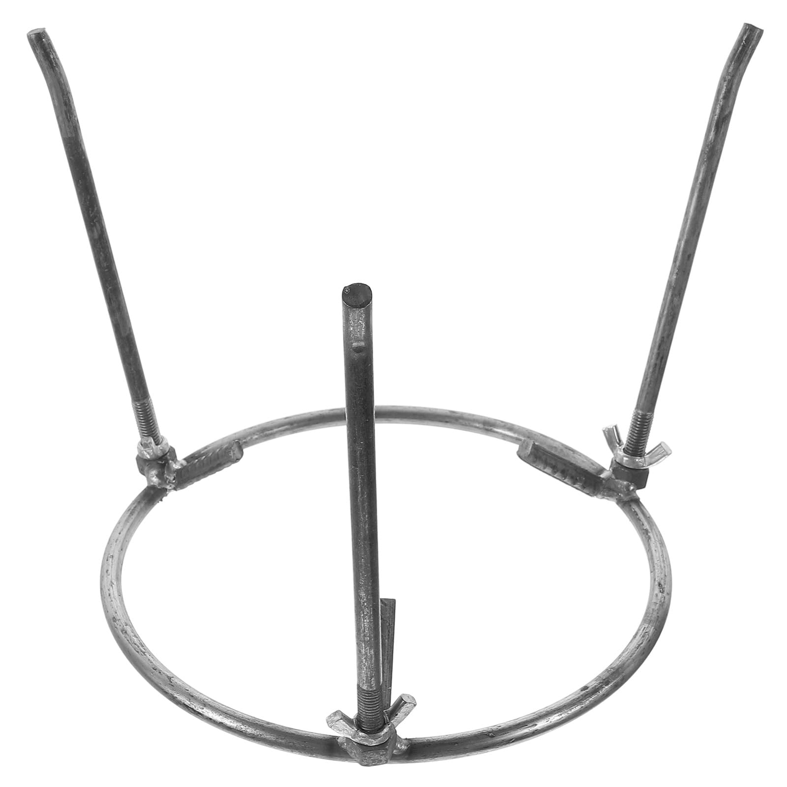 Veemoon Trípode para Parrilla de Barbacoa Desmontable de Acero, Soporte para Olla y Wok, Tamaño 25 Anillos, Adecuado para Cocina al Fuego Abierto en Camping, Senderismo y Pesca