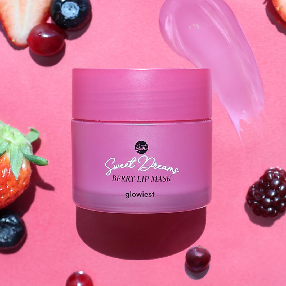 Sweet Dreams Lip Mask: Nourishing, Plumping and Hydrating Lip Balm, Berry - Image 4