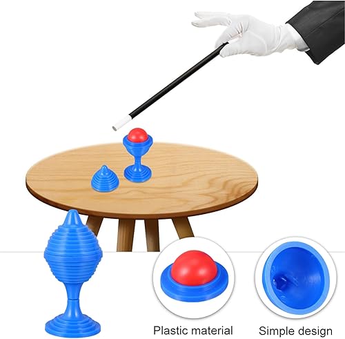Miniatura 3 de NUOBESTY Jarrón de bola de truco clásico que desaparece y jarrón para fiesta, copas de truco, accesorios de primer plano, juguetes de rendimiento,