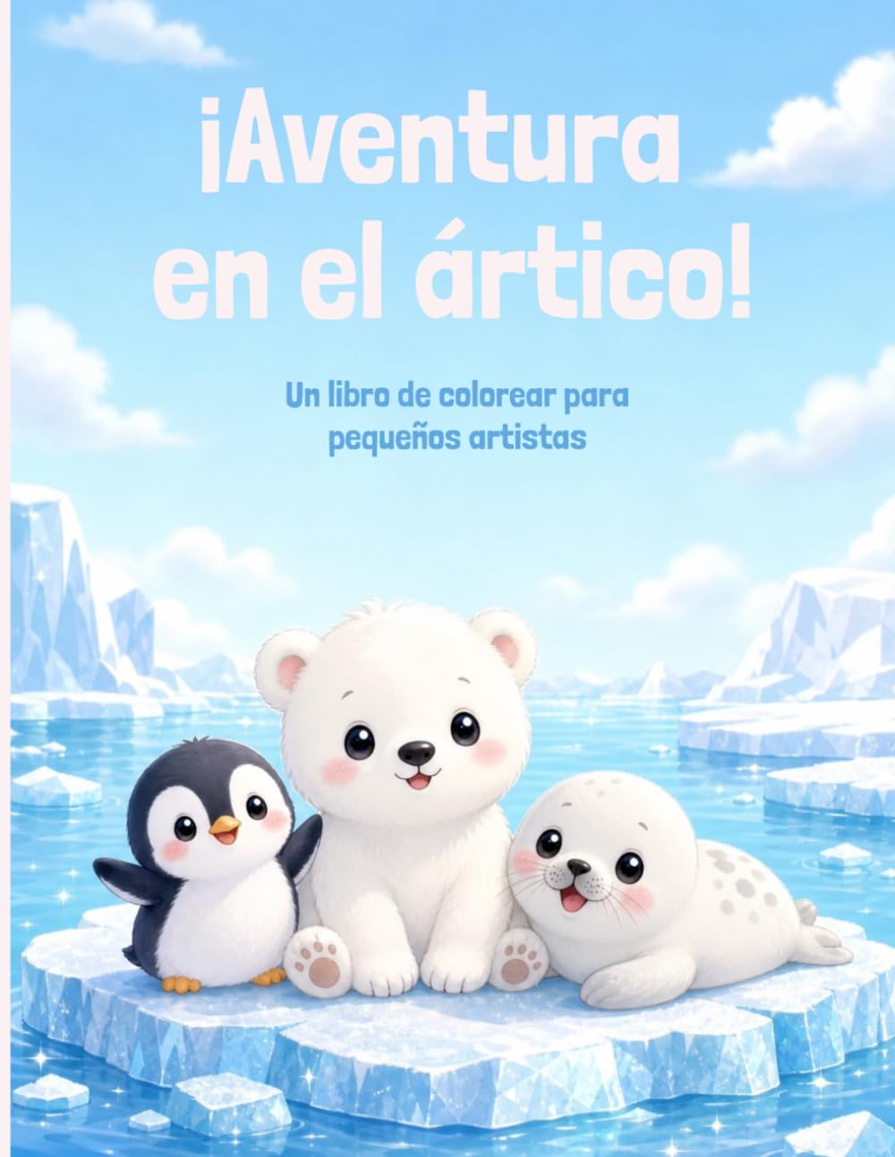 ¡Aventura en el ártico!: Un libro de colorear para pequeños artistas (Aventuras para colorear)