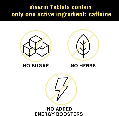 Miniatura 5 de Vivarin Ayuda para el estado de alerta con cafeína, tabletas de 40 ea (paquete de 6)