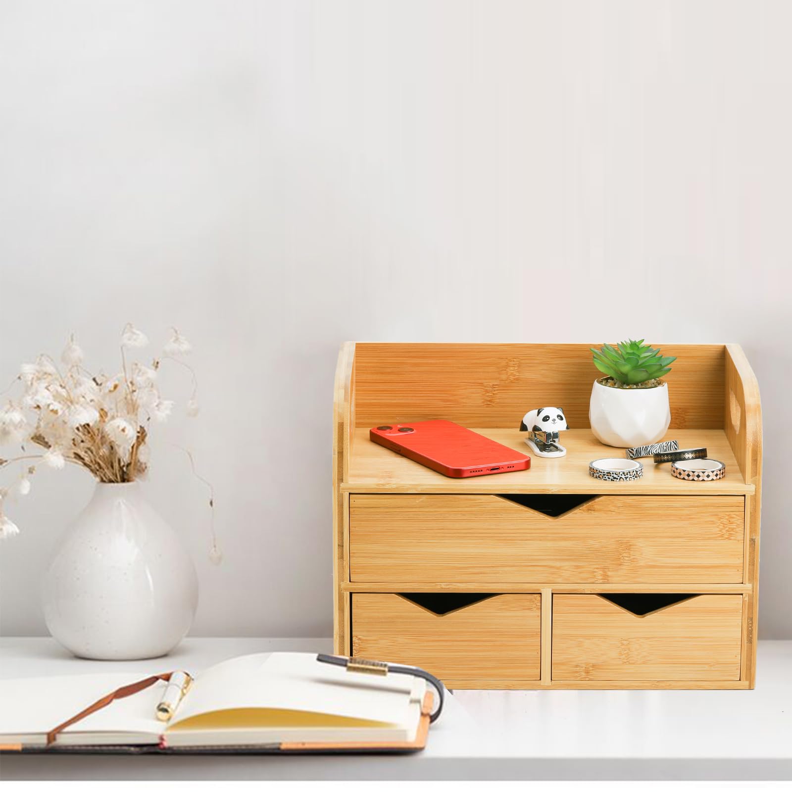 5-Tier Bookshelf 9 Cubes Bookcase Home Office Storage Organizer Display