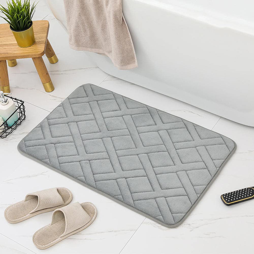 Tapis en mousse à mémoire de forme anti-glisse pour soulager les pieds et sécuriser le sol