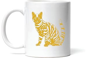 Bengal Cat Lovers, Rejoice! White Mug with Purr-fect Print