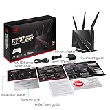 ASUS ROG Rapture WiFi Gaming Router (GT-AC2900) - Router de Internet inalámbrico Gigabit de doble banda, NVIDIA GeForce NOW, AURA RGB, para juegos y transmisión, compatible con AiMesh, seguridad de