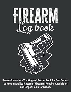 Firearm Log Book