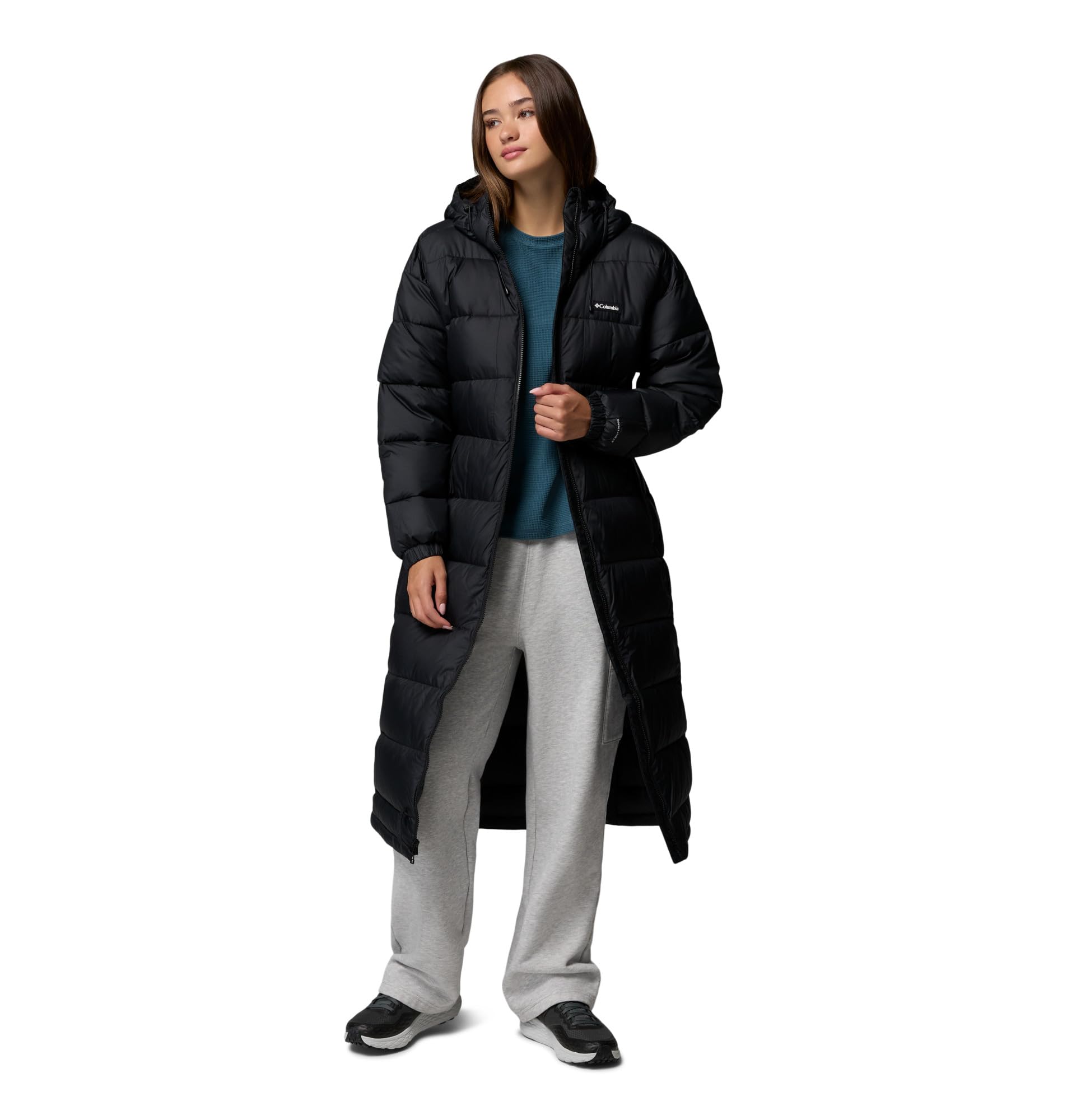 Columbia Pike Lake™ III Long Jacket Piumino con cappuccio Donna (Pacco da 1)