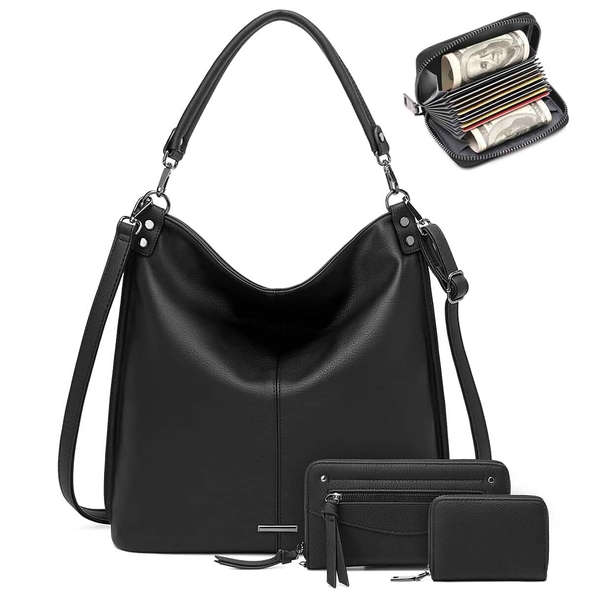 lapsting Hobo Bags for Women Handbags Purse Ladies Boho Shoulder Bag Crossbody Purses Faux Leather