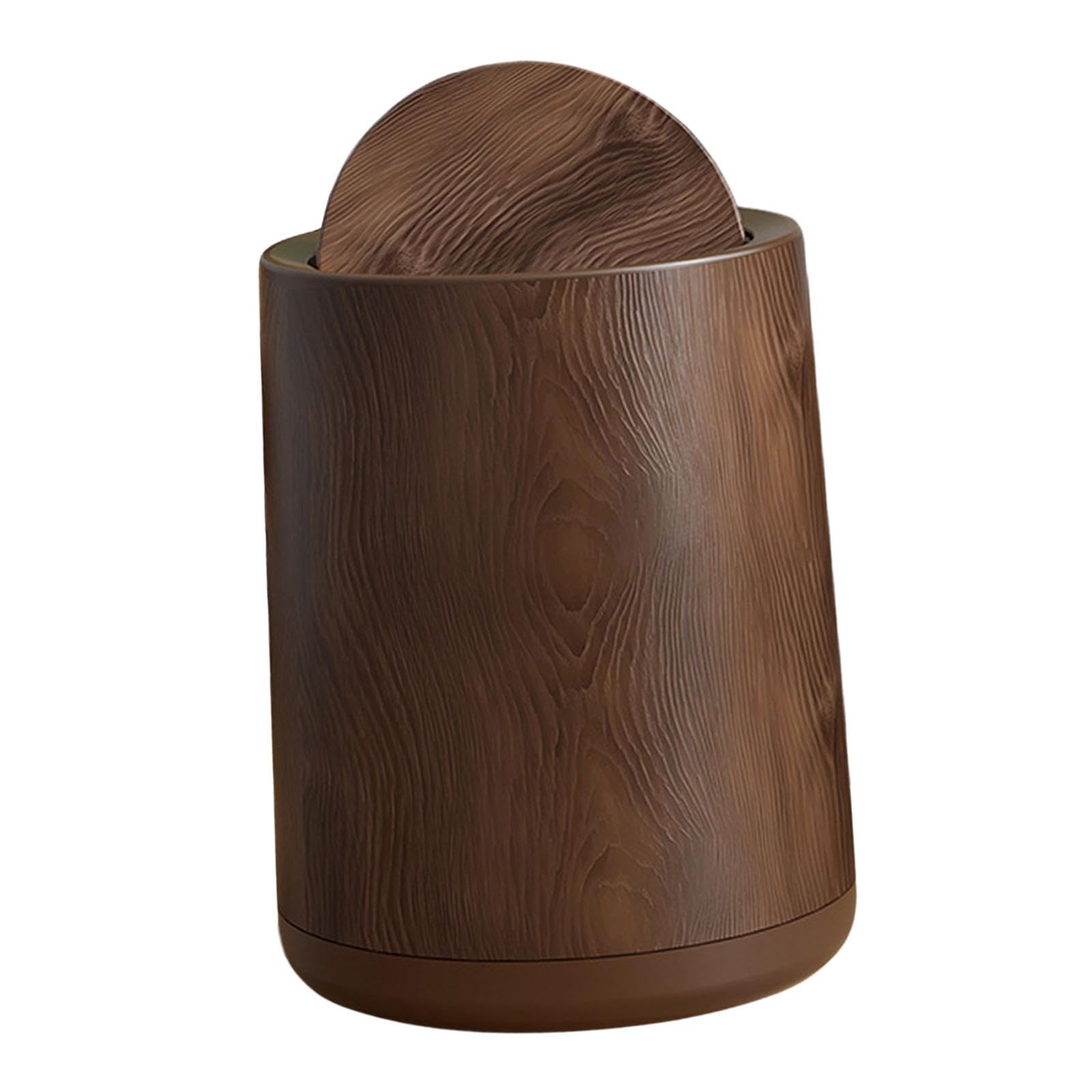 CLUB BOLLYWOOD® Bathroom Trash Can Round with Swing Lid Removable Inner for Dorm Room Office 250mmx310mm|Home & Garden | Household Supplies & Cleaning | Trash Cans & Wastebaskets|1 Piece Trash Can 4
