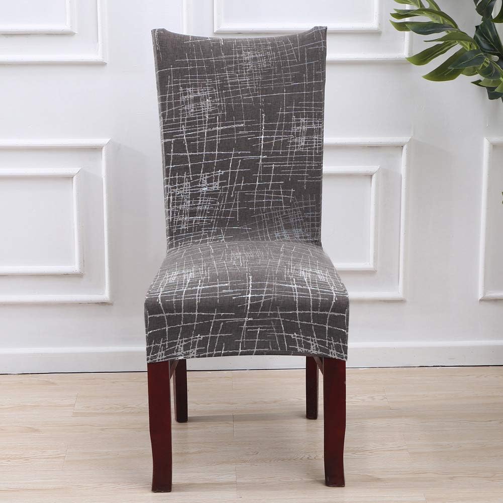 Super Cheap 🛒 YISUN Stretch Dining Chair Covers Removable Washable Short Dining Chair Protect Cover for Hotel, Dining Room, Ceremony, Banquet Wedding Party (Deep Gray, 6 PCS) Get Discount 70% Price YISUN Stretch Dining Chair Covers Removable Washable Short Dining Chair Protect Cover for Hotel, Dining Room, Ceremony, Banquet Wedding Party (Deep Gray, 6 PCS)