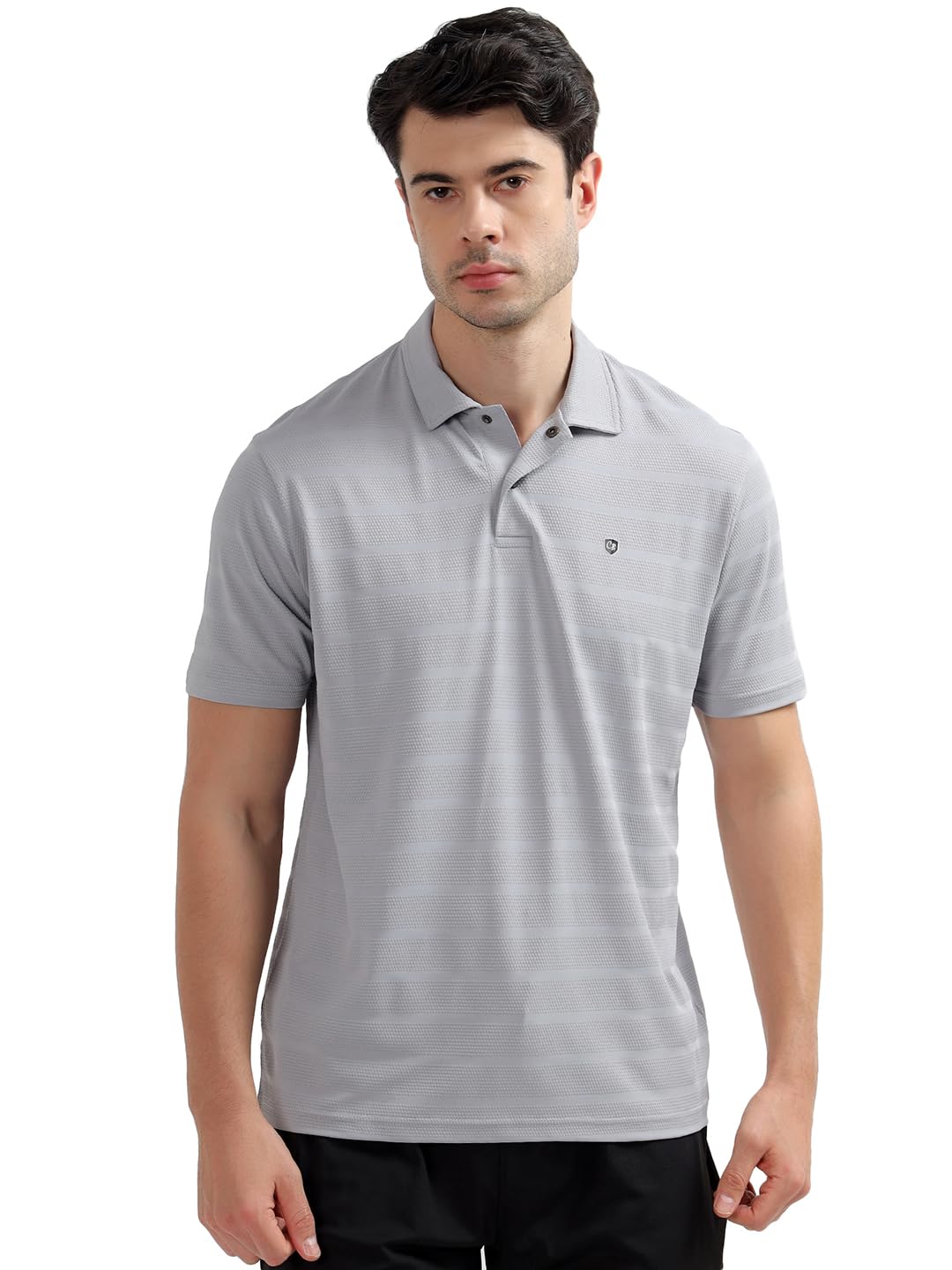cantabil Men's Solid Polo Neck Half Sleeves Regular Fit Casual T-Shirt (P_MTSH00889)-picture-37