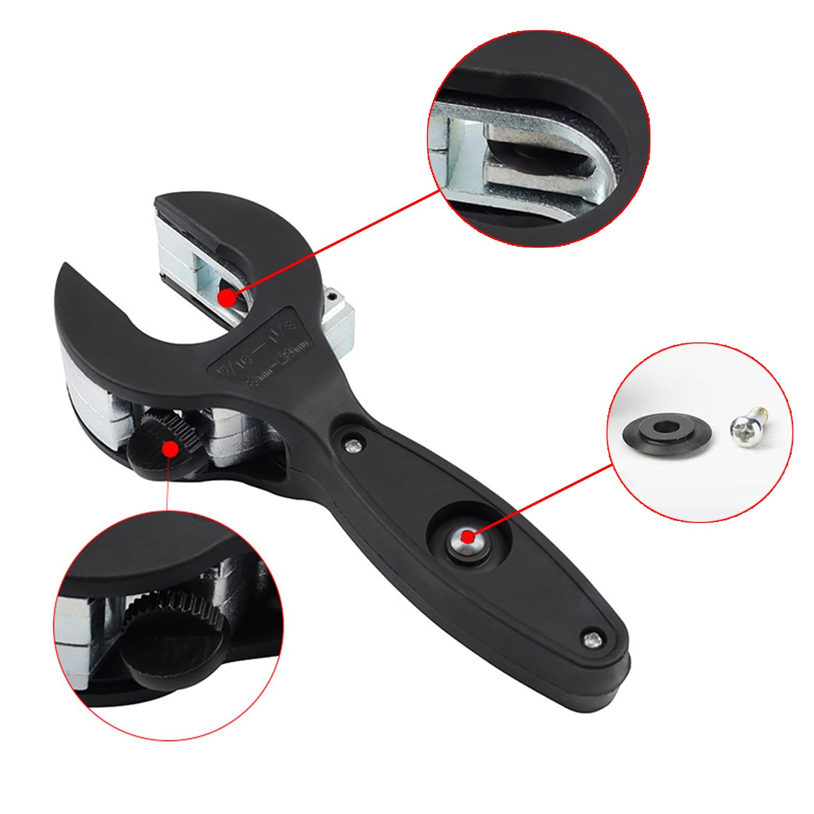 Ratcheting Tubing Cutter - Copper Pipe Cutter, Tubing Cutter 1/4