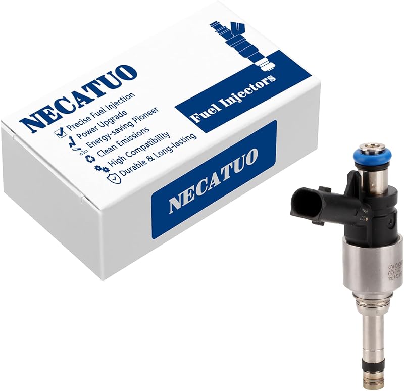 Kit com 4 bicos injetores de combustível NECATUO FJ1435 para Hyundai Accent, Kia Rio e Soul 1.6L